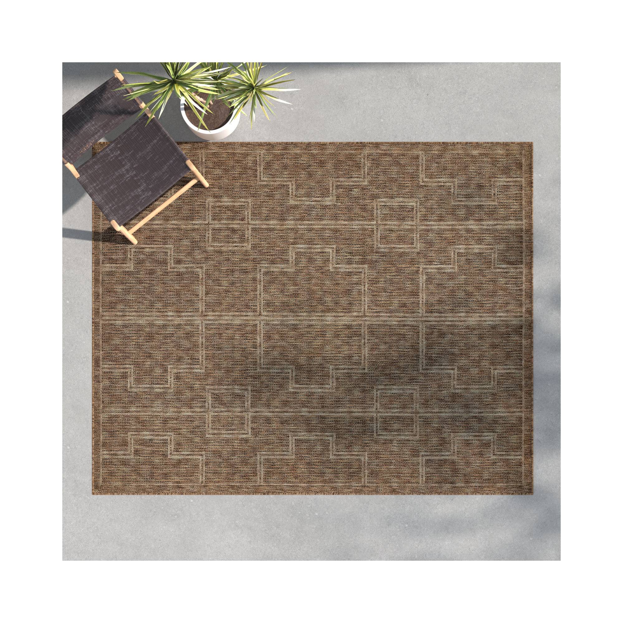 Ava Indoor/Outdoor Rug, Rectangle 8' x 10'