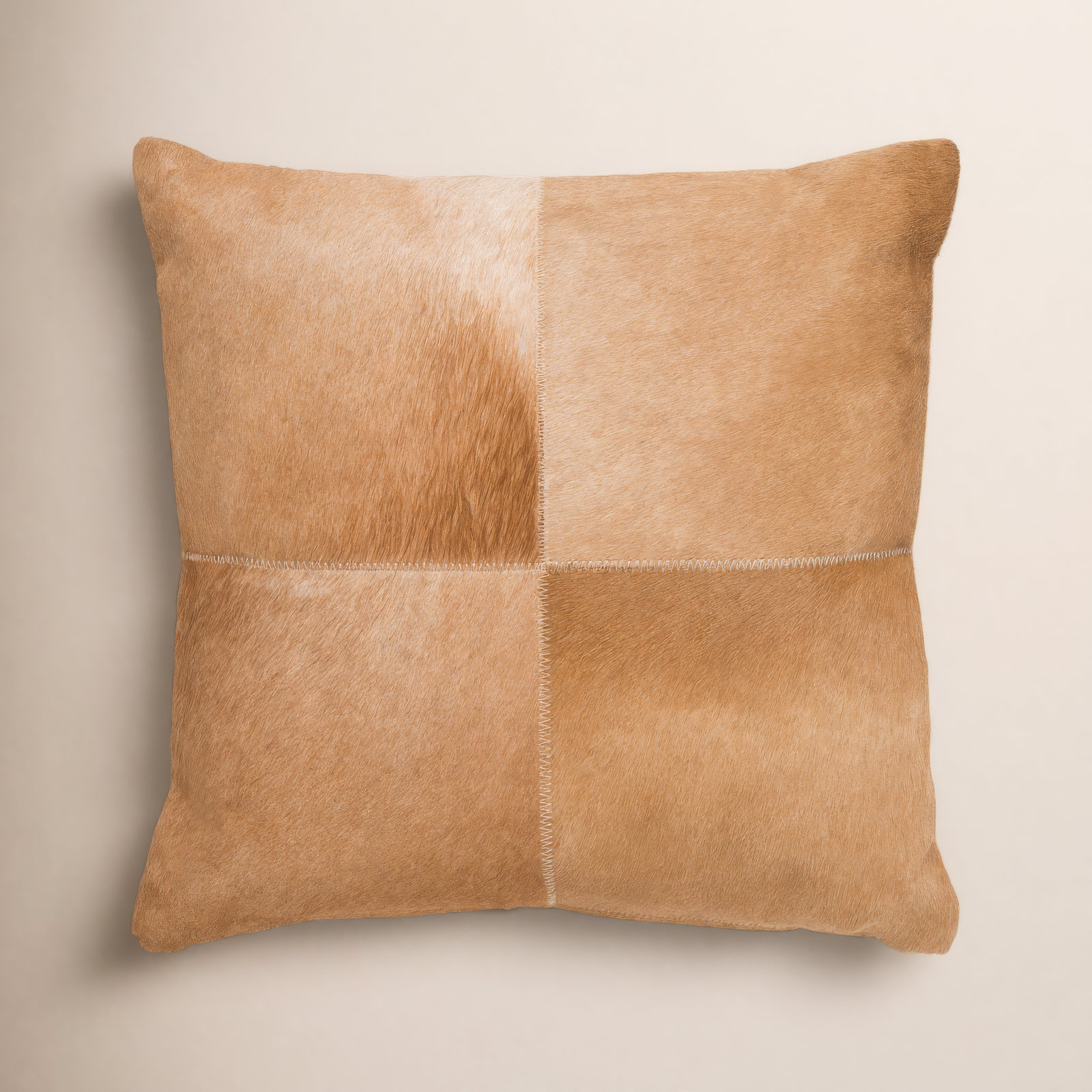Ursula 20" x 20" Leather Throw Pillow
