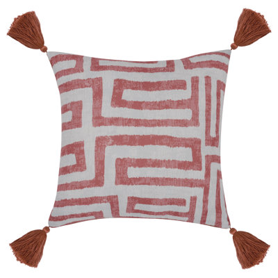 Karo Indoor/Outdoor Reversible Throw Pillow
