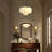 Glint 1 - Light 14.9" Schoolhouse Ribbed Milky Glass Shade Pendant Light for Dining Room