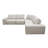 Canapé modulaire d'angle large 120 po Jazz