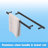 44-48X72 Inch Adjustable Aluminum Frame Sliding Shower Door With Clear Tempered Glass And Black Hardware, Shower Door