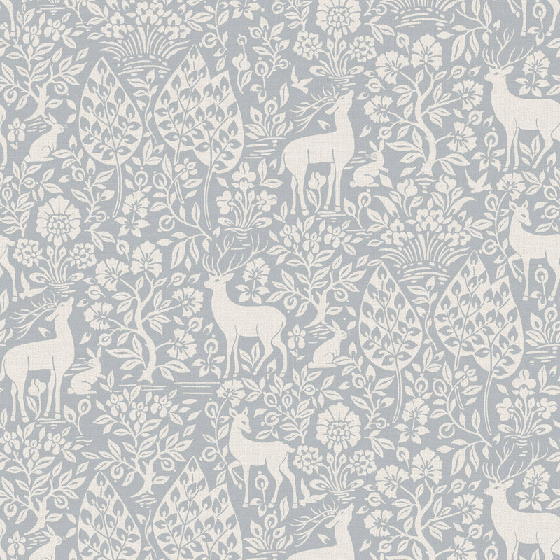 10.05m x 53cm Matte Wallpaper Roll, Blue