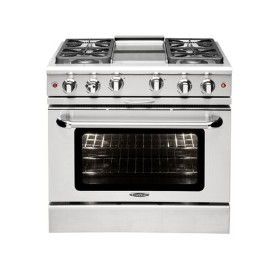 Precision Series 36"" 4.9 cu. ft. Freestanding Gas with Griddle -  Capital, MCR364GN