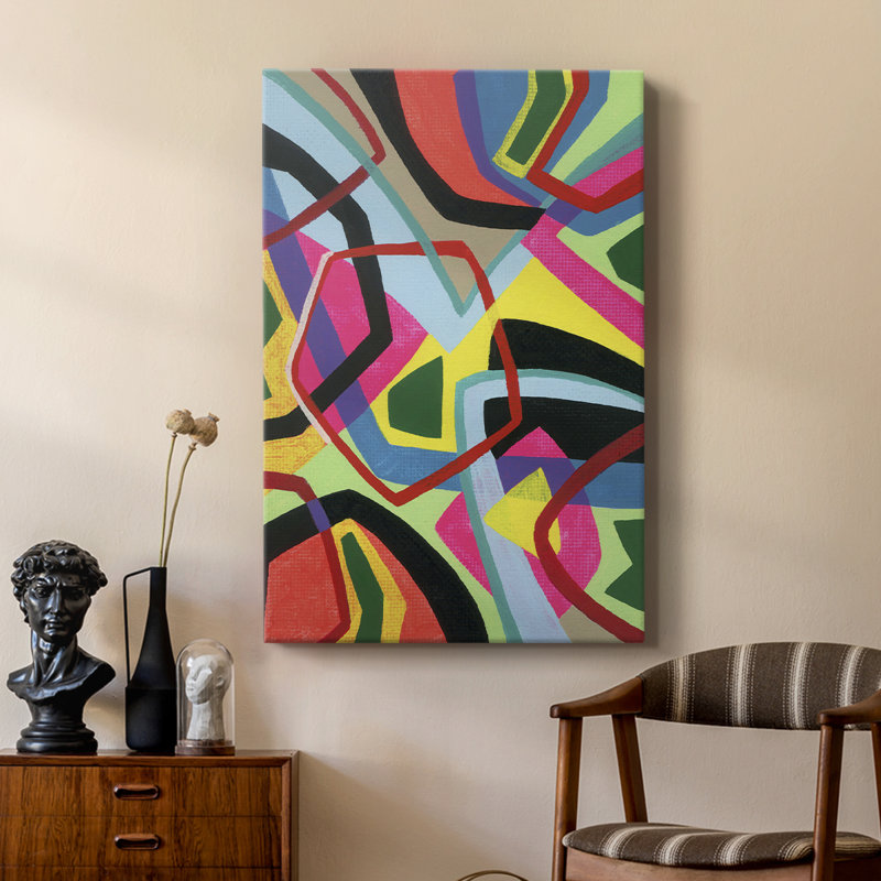 Bold Shape Shift II -Custom Wrapped Gallery Cavas