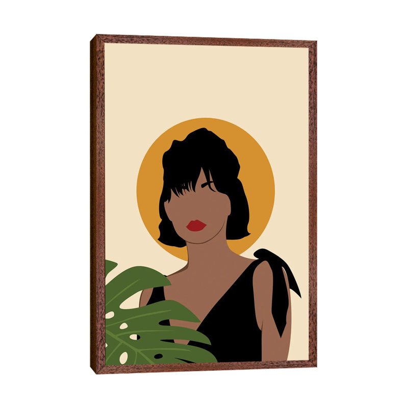 Boho Woman Portrait by Tysee Ciage - Gallery-Wrapped Canvas Giclée on Canvas, 66.04 cm H x 45.72 cm W
