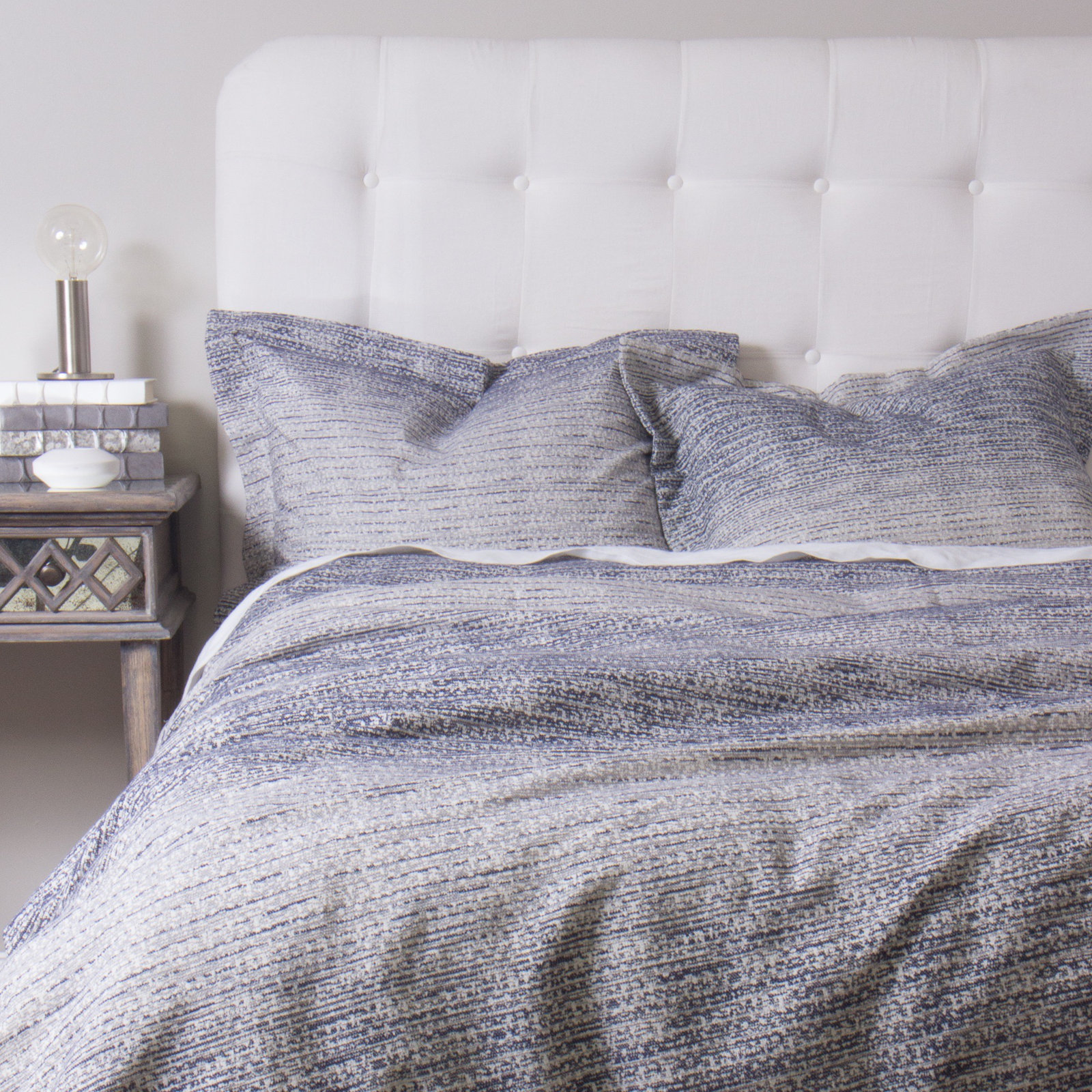 Aultman Cotton Sateen Duvet Cover, King Duvet Cover