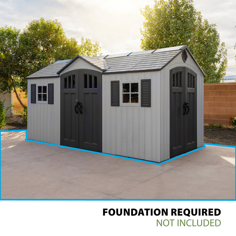 Lifetime Dual Entry 15’ X 8’ Shed