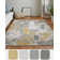 Annya Abstract Jute Ivory/Yellow/Gold Area Rug