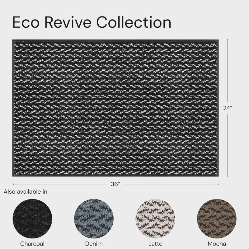 Paillasson Eco Revive Pepper, Blacks Blanc