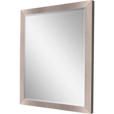 42" Silver Framed Accent Mirror