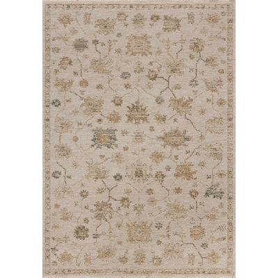 Bungalow Rose Wrobel Bone / Multi Area Rug