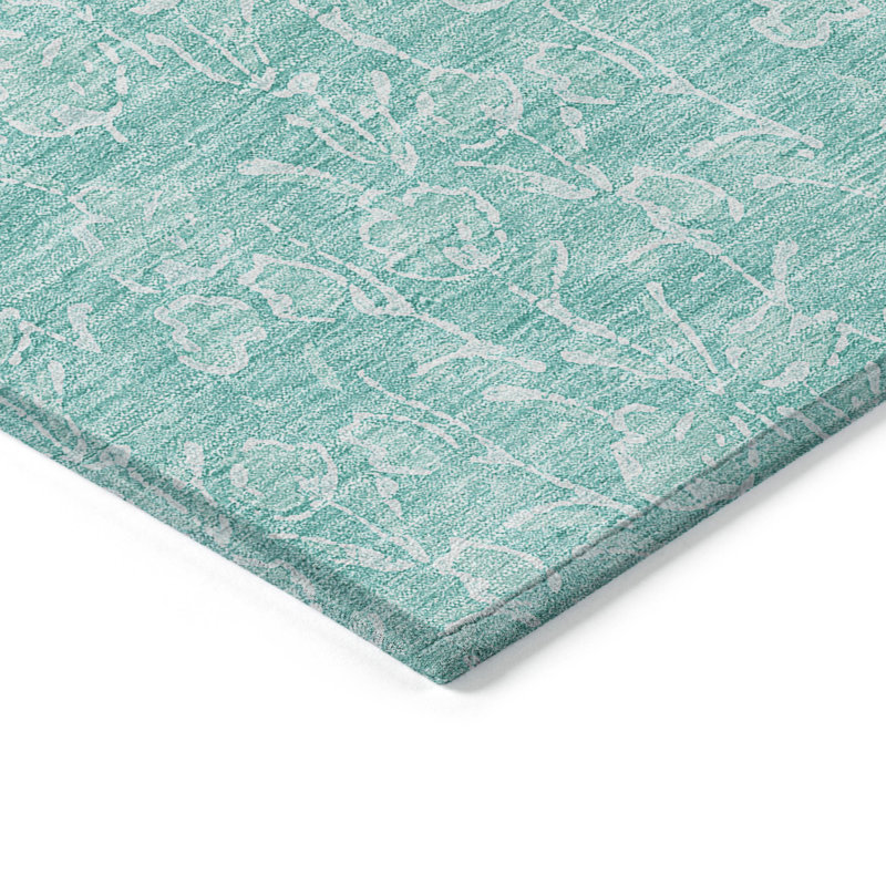 Tapis intérieur / extérieur Lavonia avec envers antidérapant, Rectangle de 10 pi x 14 pi