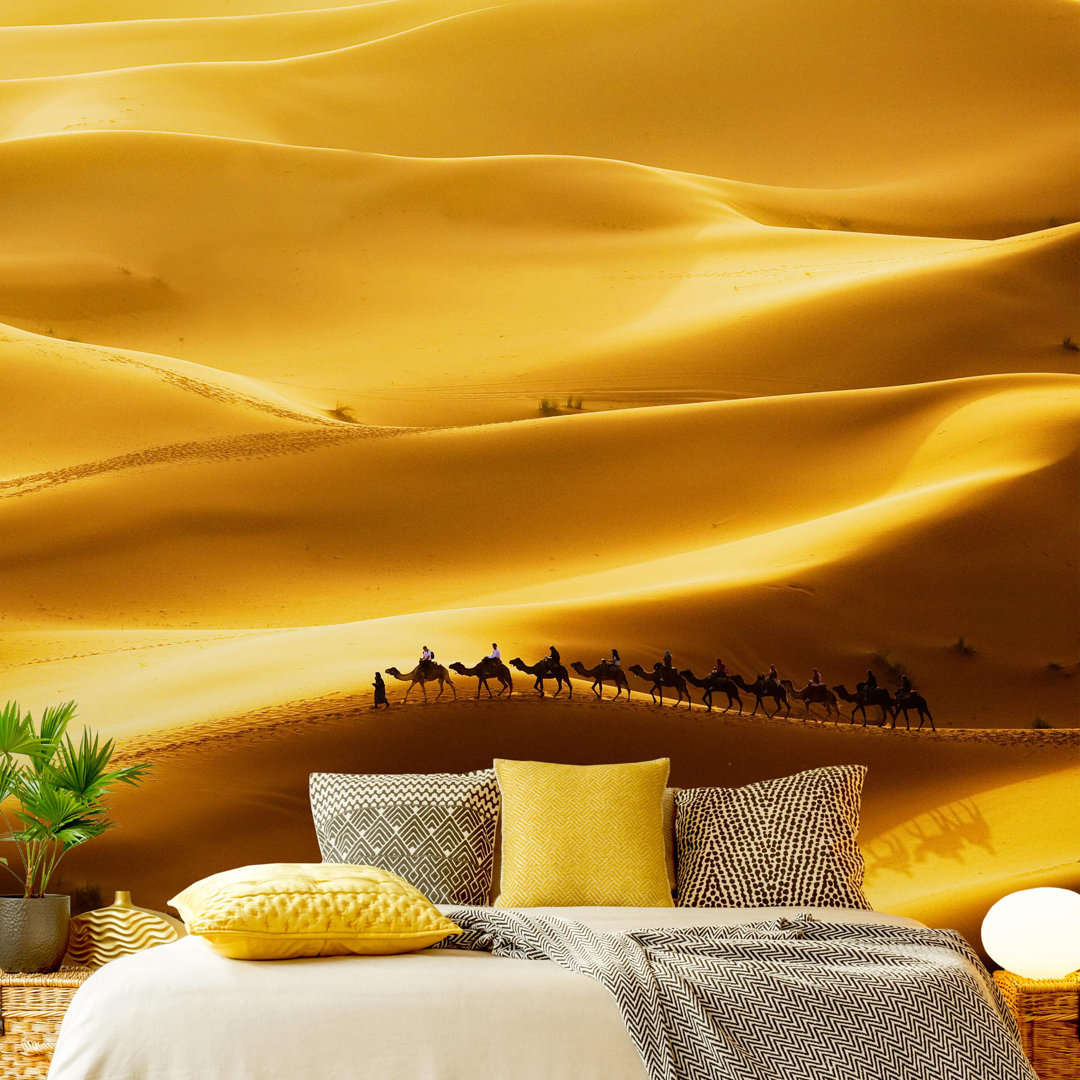 Golden Dunes 1.92m x 1.92m Textured Matt Peel & Stick Wall Mural