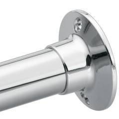 Tringle droite de rideau de douche fixe 60" Donner