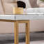 Table basse rectangulaire à double couche 39,37 po 