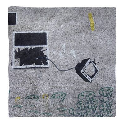Banksy Graffiti No Pattern Square Napkin