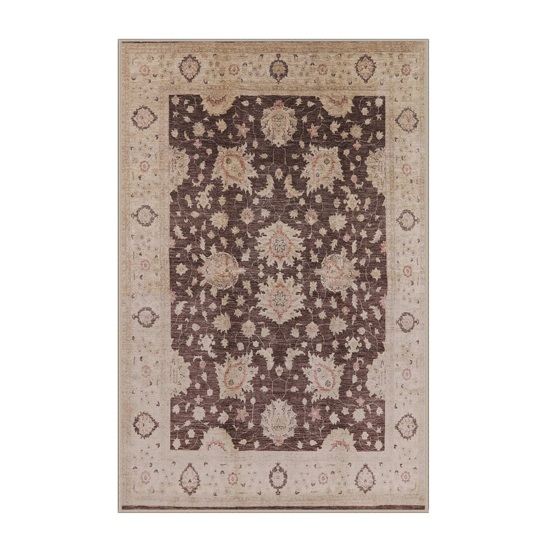 Tapis brun / beige Martinus, Tapis de couloir 2 pi x 5 pi