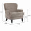 Fauteuil club rembourré Gerald Boucle