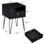 Table de chevet 1 tiroir en fer H 23,7 po Kempst -1683317013
