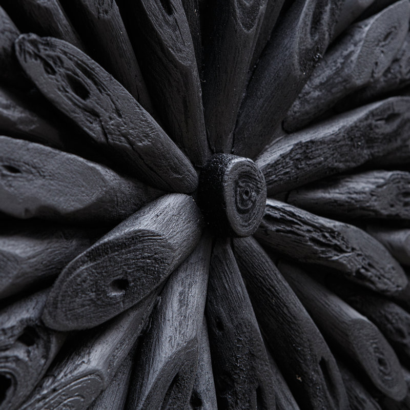 Bahama Handmade Abstract Wall Decor, Black