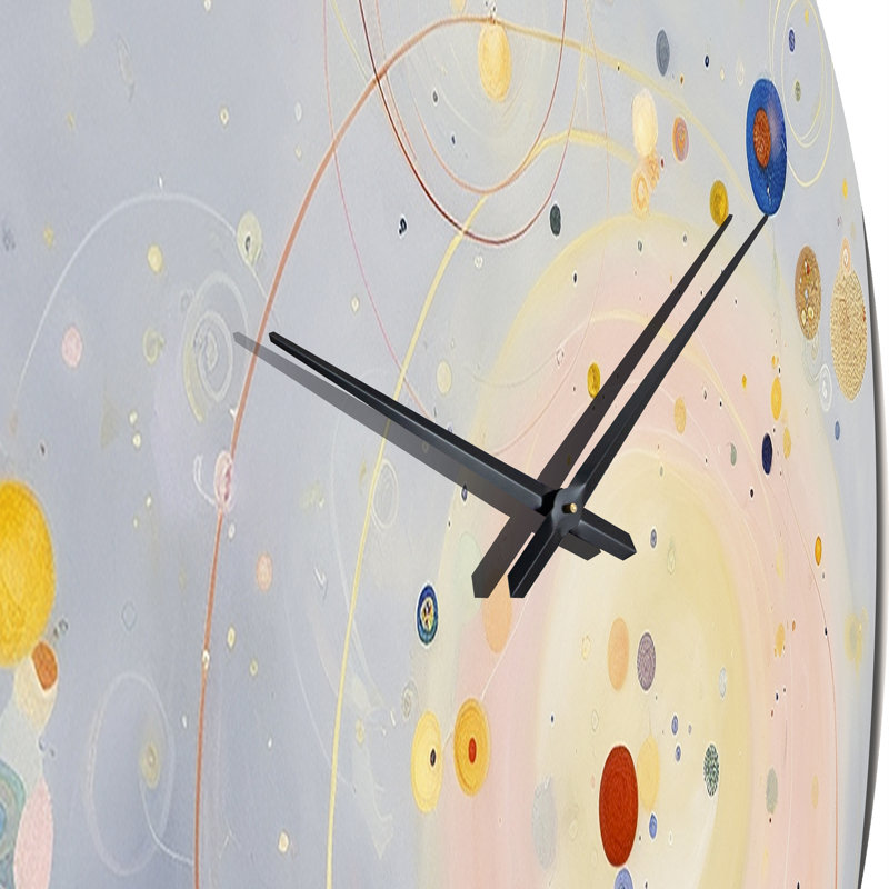 Horloge murale Cosmic Blueprint Vintage Universe Illustration II, Moyenne