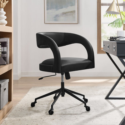 Chaise de bureau en cuir Pinnacle