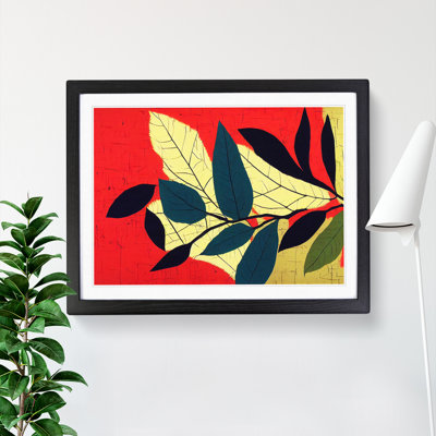 Evocative Leaf - Single Picture Frame Print