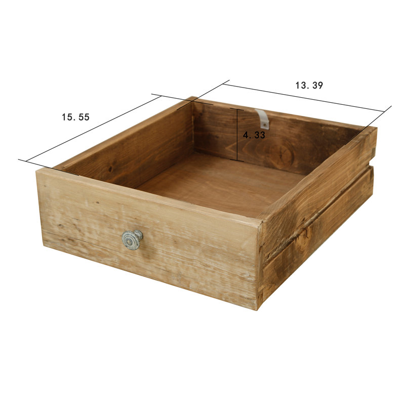 72'' W Solid Wood Sideboard, Brown