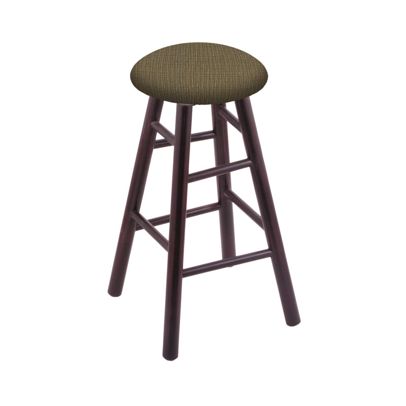Swivel 24" Bar Stool, Dark Cherry Maple, Graph Cork, Counter Stool (24" Seat Height)