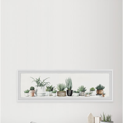 « Perennials »-cadre photo panoramique sur papier