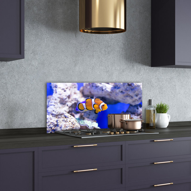 50cm W x 100cm L Glass Peel and Stick Panel