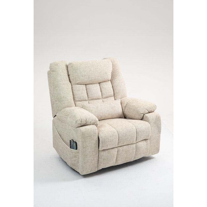 Fauteuil inclinable électrique avec télécommande, confortable et de soutien pour les personnes âgées et blessées, bleu foncé