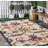 Lamprecht Floral High-Low Pile Indoor/Outdoor Durable Performance Area Rug-172403382