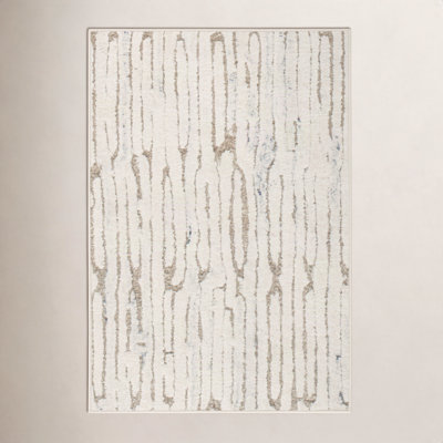 Malone Oatmeal Machine Printed Washable Rug