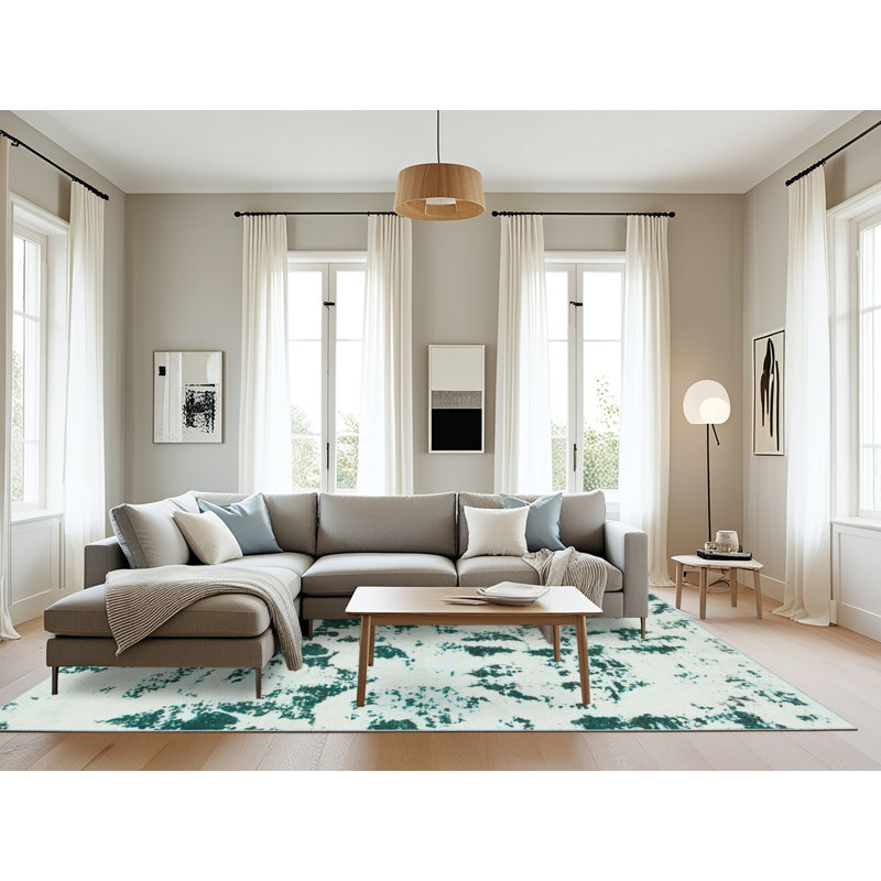 Tapis abstrait moderne 1131, Rectangle 8 pi x 12 pi