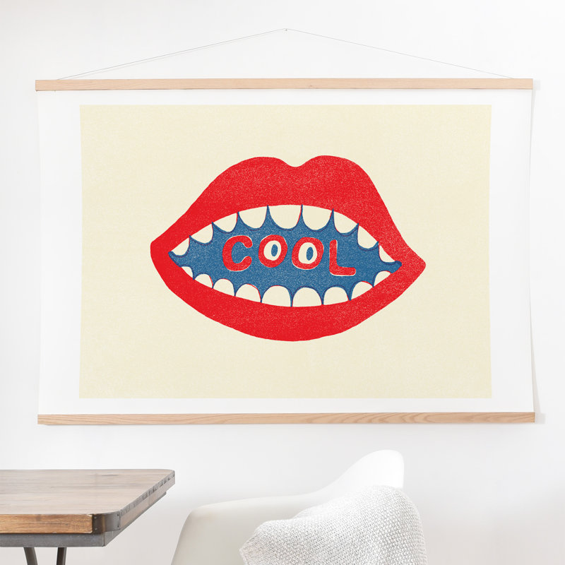 " Cool Mouth " by Nick Nelson, 11" H x 14" W x 0.5" D, Poster