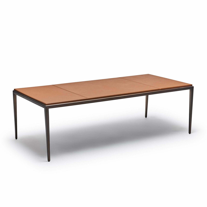 Table basse 4 pieds Auburn, Caramel