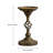 Distressed Antique Bronze Spiral Metal Candle Holder-120468942