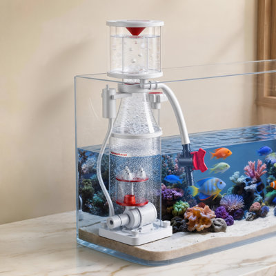 Écumoire pour les aquariums d'eau salée de 53 à 106 gallons avec pompe interne, écumoire pour les Protéines avec pompe à ventouse DC, contrôle réglable, silencieux d'air, pour aquariums d'eau salée de 53 à 106 gallons et réservoir de récif