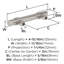 Poignée d'armoire centrale en nickel satiné 3 pouces (76 mm) Central - paquet de 10-111778065-111778060