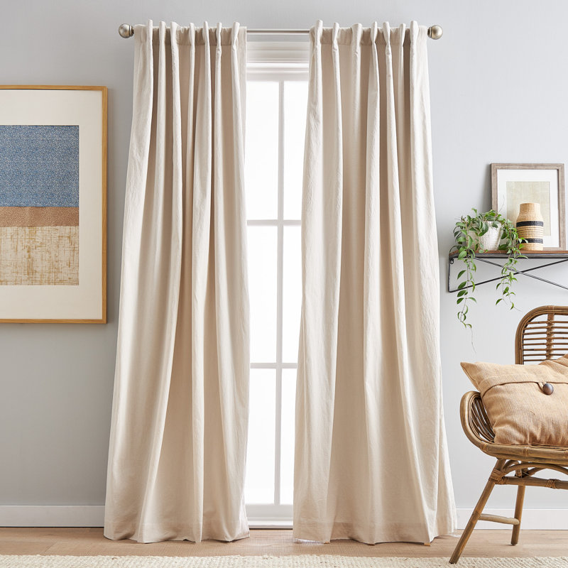 Paire de rideaux obscurcissant Peri Home Sanctuary, L 50 po x L 95 po, Lin