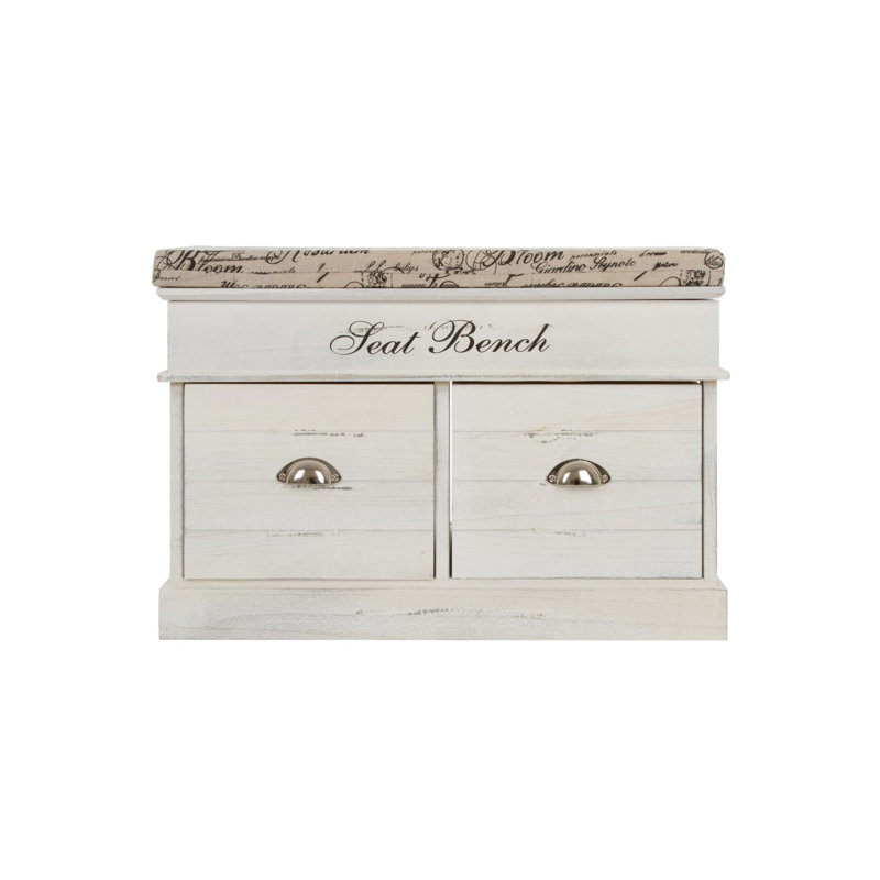 Urban Chic Polyester Upholstered Storage Bench
