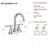 7.86" CUPC Certified 2-Handle Bathroom Sink Faucet-118546069