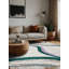 Tapis gris lavable à la machine-2006735269