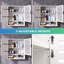 Aaleeyah Wall Mounted Required Bathroom Cabinet-294208923