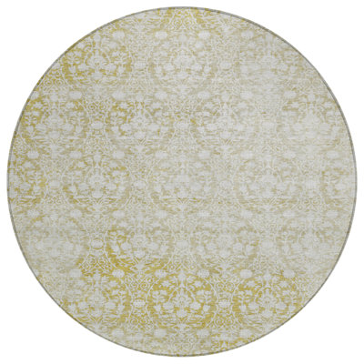Tapis rond lavable 8 po