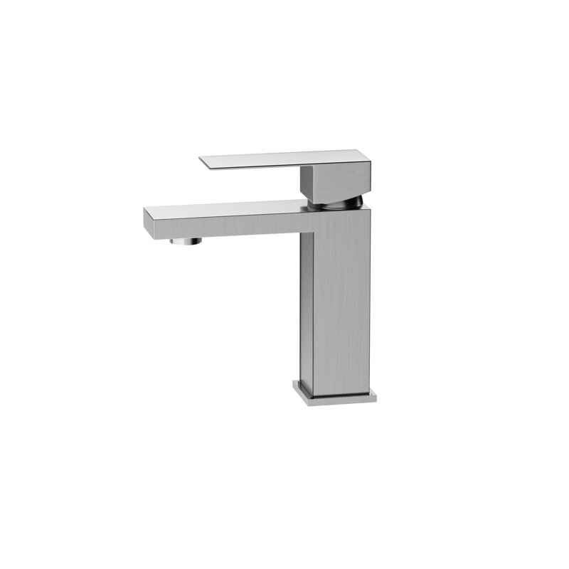Bathroom Sink Faucet - 6.96" Brushed Nickel Single Handle, Built With Stain- Stainless Steel For Long-Term Function Constructed Ss304 Durability