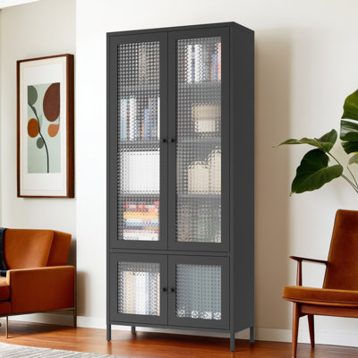Grande vitrine de rangement en métal