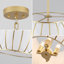 Lustre tambour 4 lumières à intensité variable-1400047942